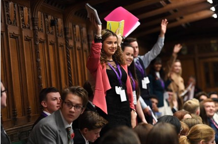 Alisha, 17 from Tycroes is our elected member of the UK Youth Parliament