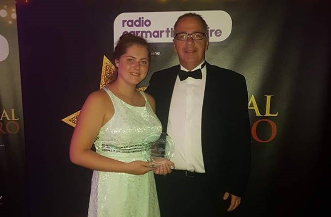 We are so proud of our member Harriet who has deservedly won Carmarthenshire Radio Child of Courage Award 2017 in recognition for the strength, fight and courage she has shown during personal difficulties.