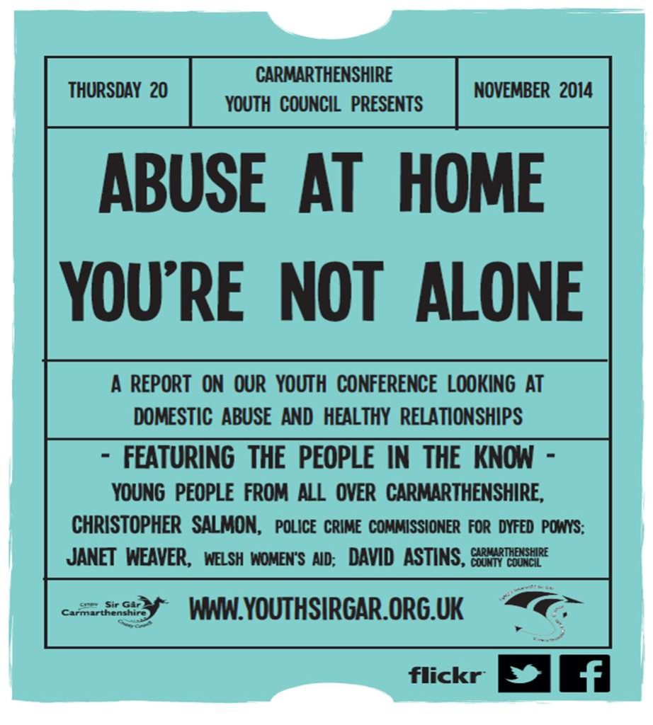 Abuse at home poster